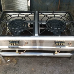 Stainless Double Burner
