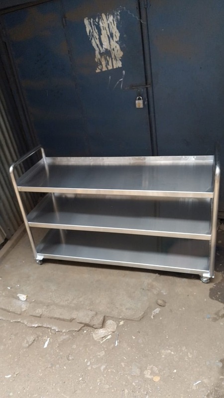 Stainless Steel Portable Large Trolley