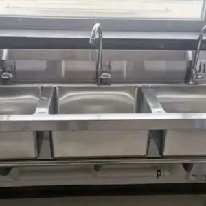 Stainless Triple Sink