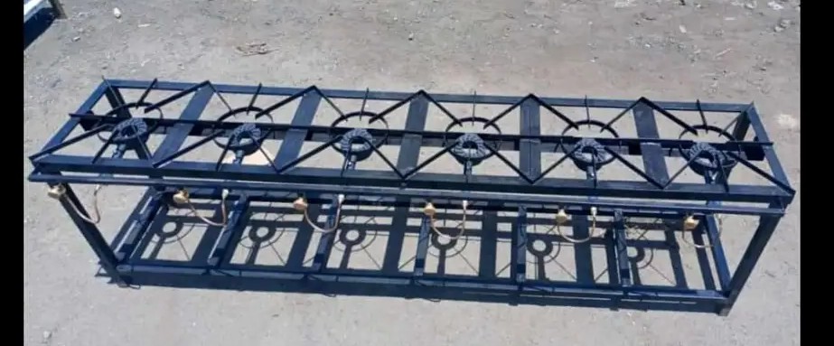 Commercial 6 Burner Gas Cooker
