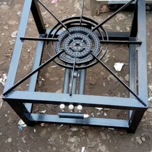 Commercial Single Unit 3 Ring Gas Cooker