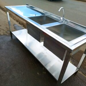 Commercial Stainless Double Sink