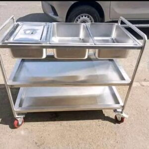 Commercial Stainless Steel Food Trolley