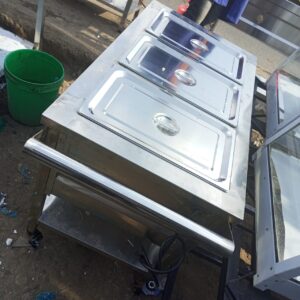Stainless Steel Serving Trolley