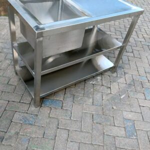 Single Sink with Double Undershelf